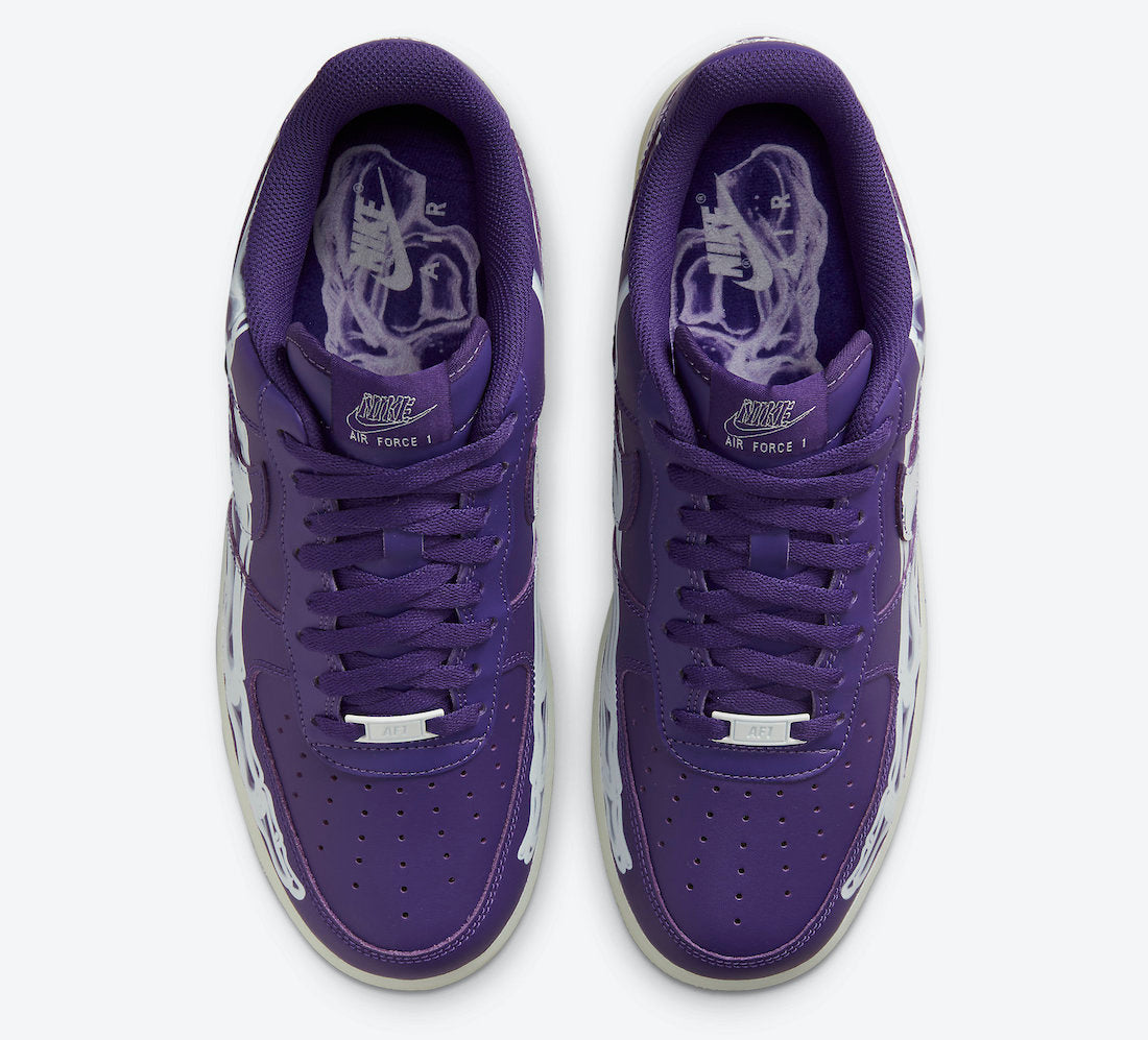 Nike Air Force 1 '07 QS Purple Skeleton (2021) - CU8067 500