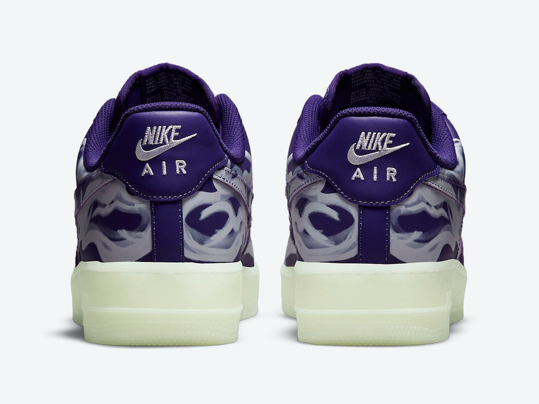 Nike Air Force 1 '07 QS Purple Skeleton (2021) - CU8067 500