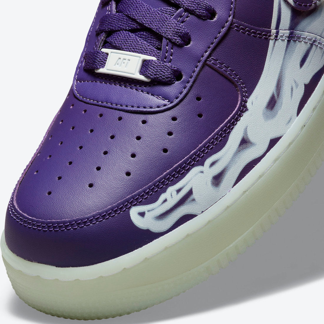 Nike Air Force 1 '07 QS Purple Skeleton (2021) - CU8067 500