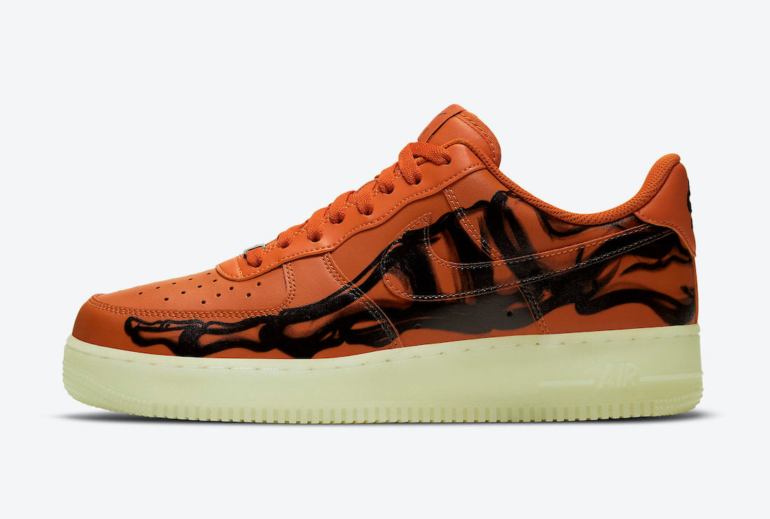 Nike Air Force 1 '07 Skeleton Orange (2020) - CU8067 800