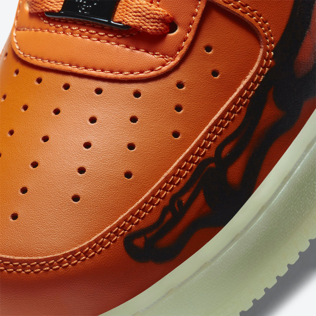 Nike Air Force 1 '07 Skeleton Orange (2020) - CU8067 800