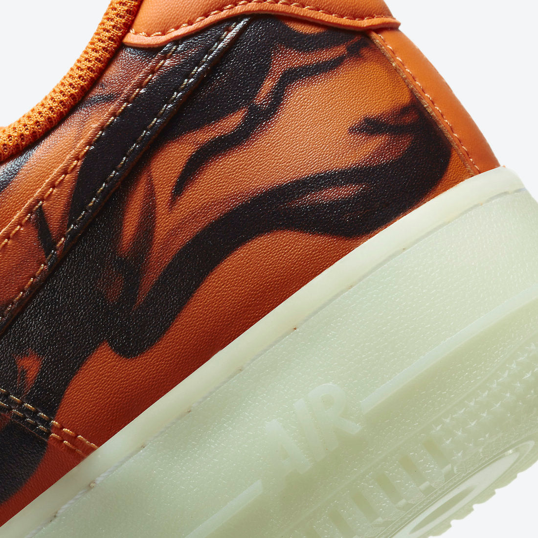 Nike Air Force 1 '07 Skeleton Orange (2020) - CU8067 800