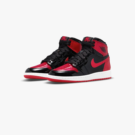 Nike Air Jordan 1 High Retro OG (GS) Patent Bred - 575441 063