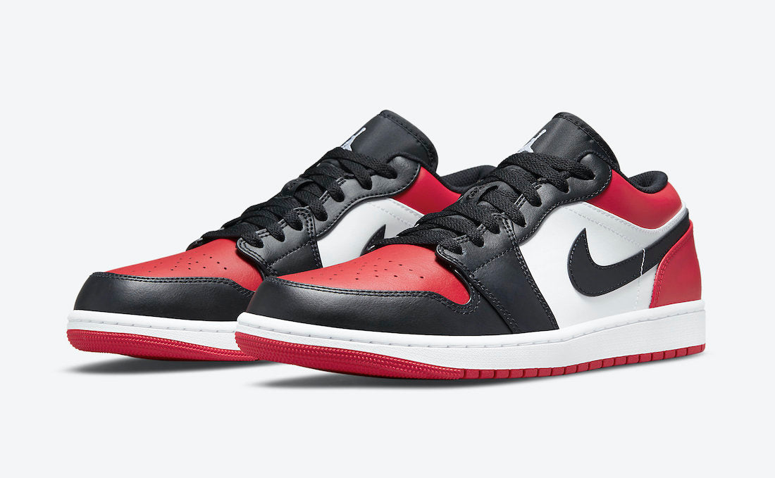 Nike Air Jordan 1 Low Retro Bred Toe - 553558 612