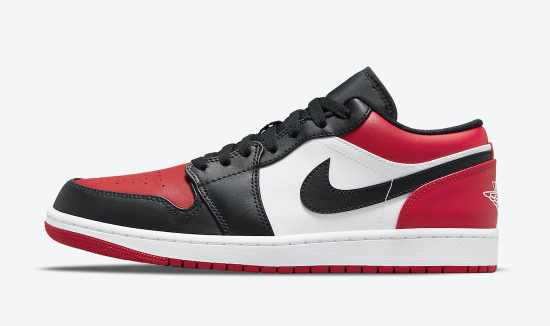 Nike Air Jordan 1 Low Retro Bred Toe - 553558 612