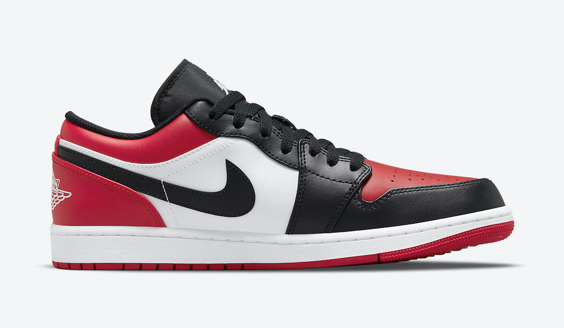 Nike Air Jordan 1 Low Retro Bred Toe - 553558 612