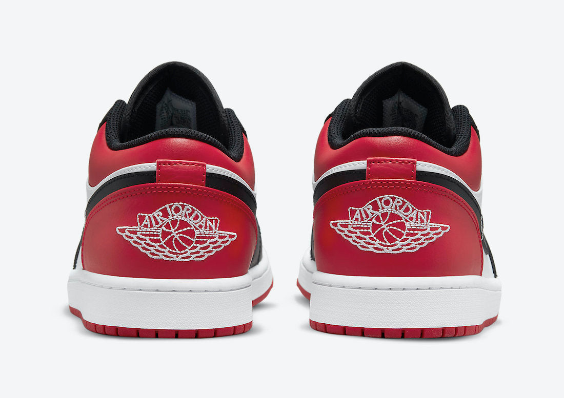 Nike Air Jordan 1 Low Retro Bred Toe - 553558 612