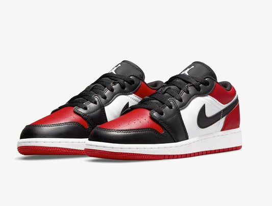 Nike Air Jordan 1 Low Bred Toe (GS) - 553560 612