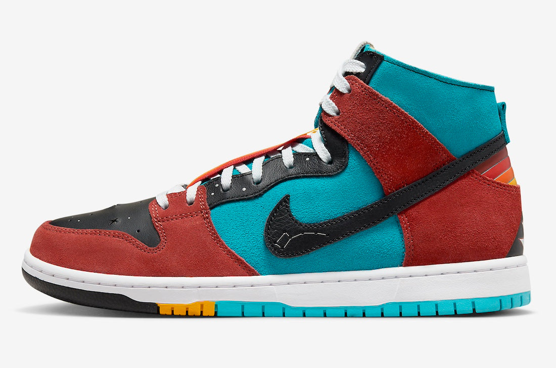 Nike SB Dunk High Premium QS Di'Orr Greenwood Navajo Arts - FQ1775 400