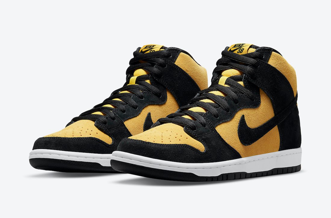 Nike SB Dunk High Pro Reverse Golden Rod -  DB1640 001