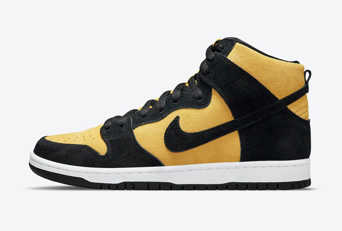 Nike SB Dunk High Pro Reverse Golden Rod -  DB1640 001