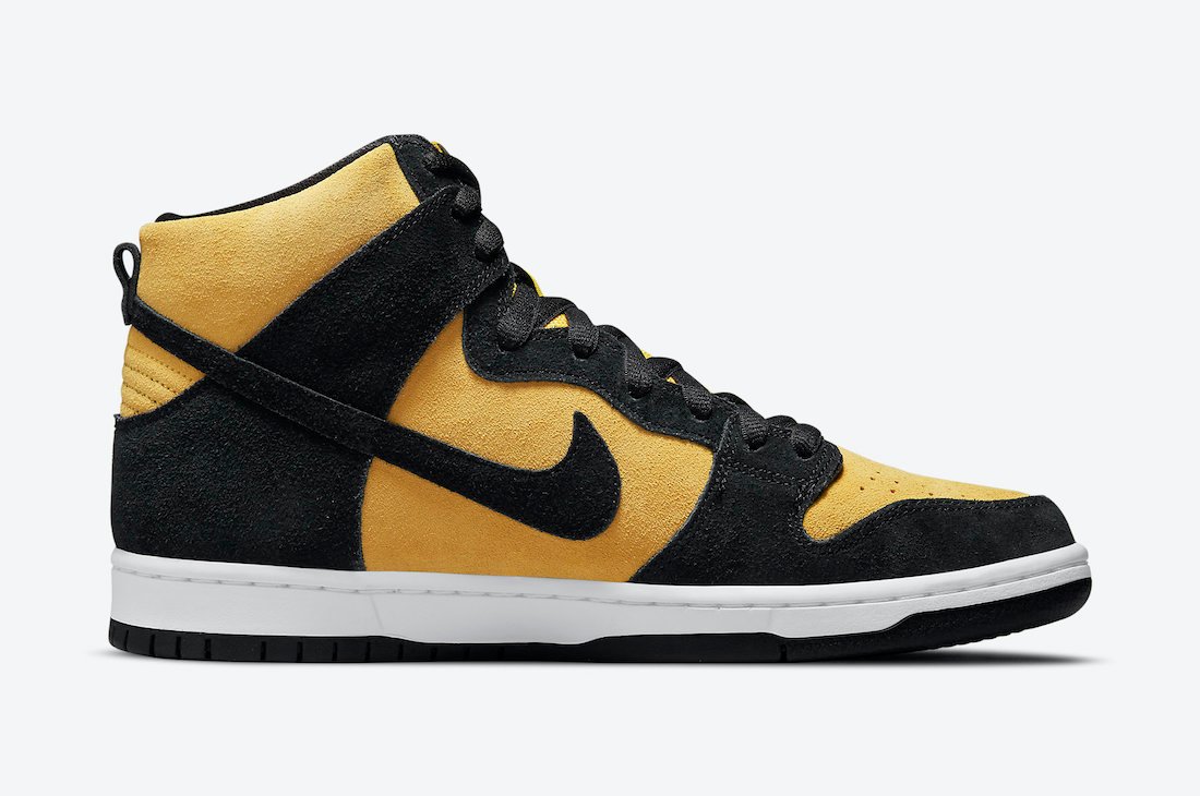 Nike SB Dunk High Pro Reverse Golden Rod -  DB1640 001