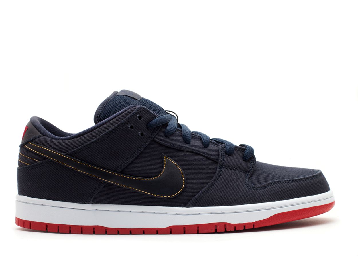 Nike SB Dunk Low Premium Levi's Navy Denim - 573901 447