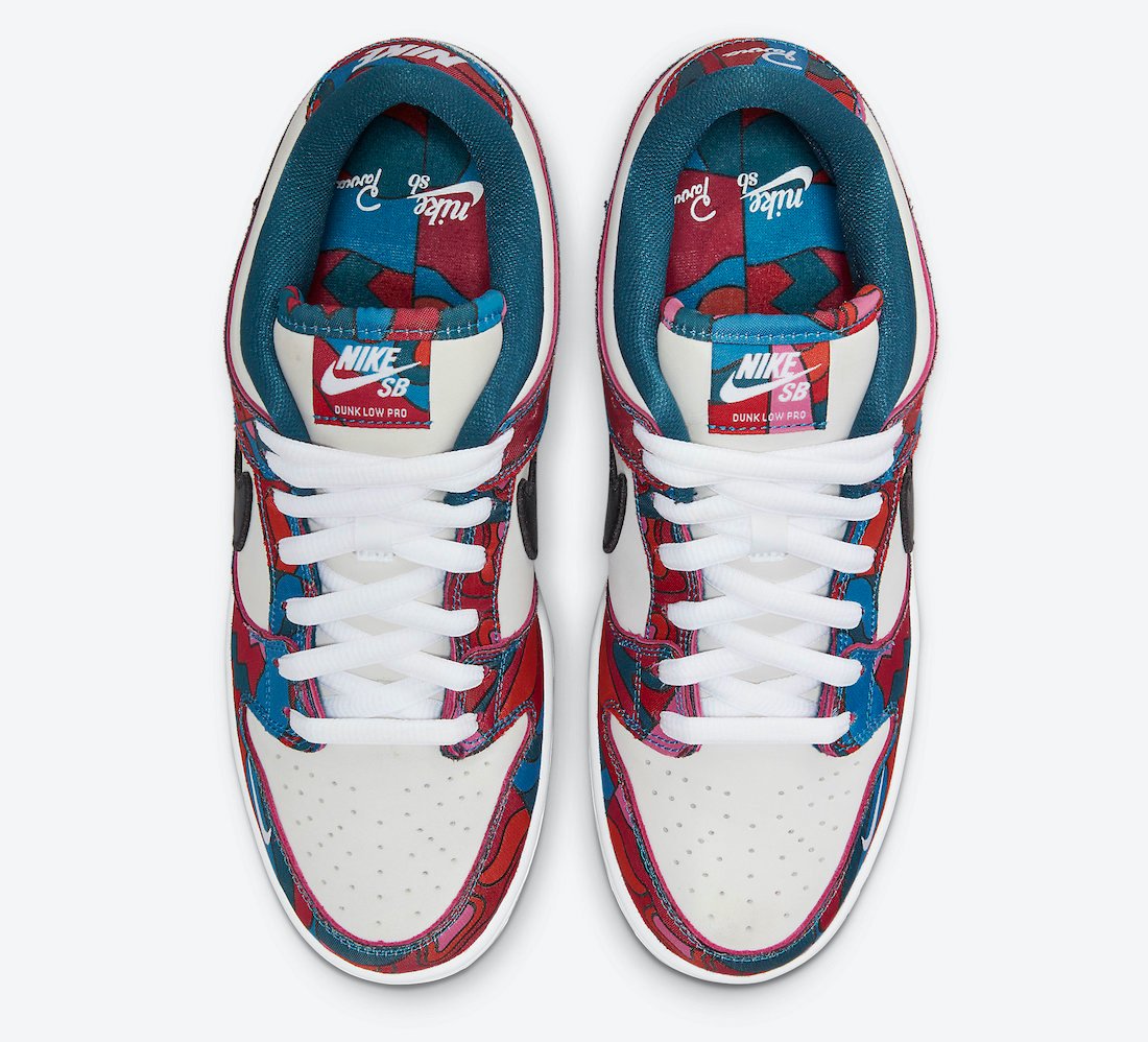 Nike SB Dunk Low Pro QS Parra Abstract Art 2021 - DH7695 600