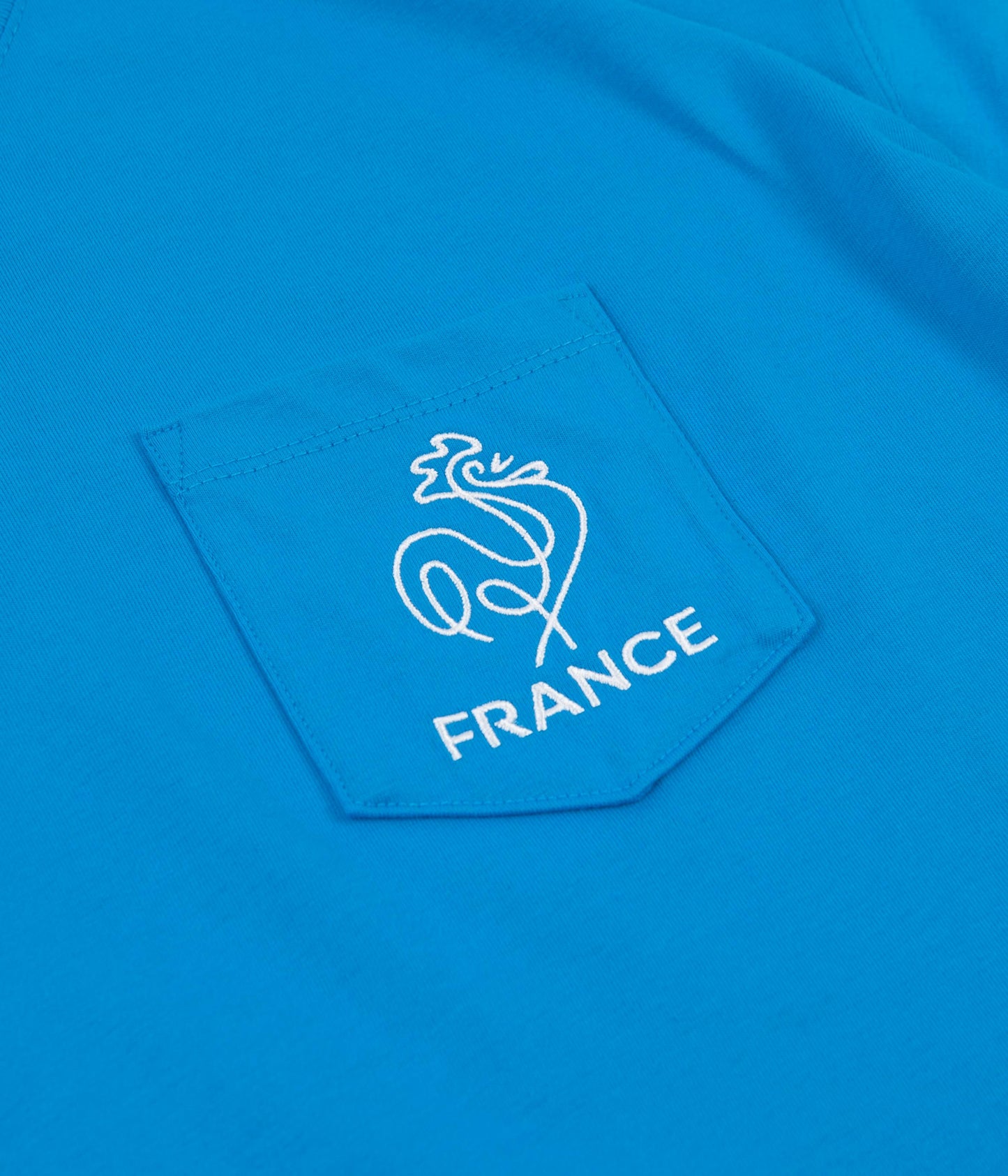 Nike SB Piet Parra France Federation Kit Pocket Tee Shirt Neptune Blue - CZ3496-423