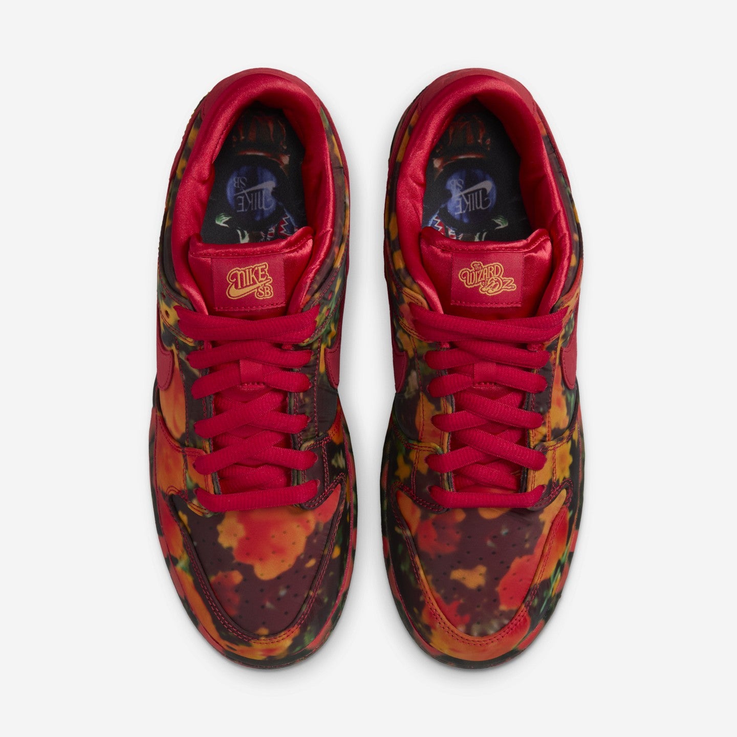 Nike SB Dunk Low Pro QS Wizard of OZ Poppy Fields - FZ1291 600