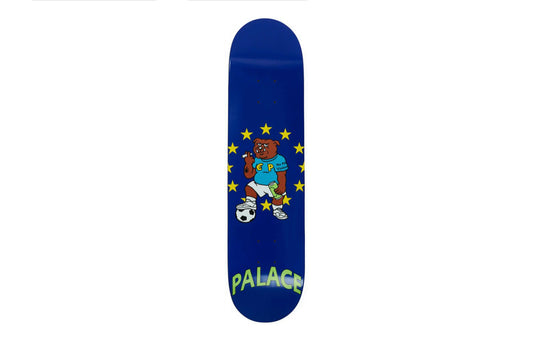 Palace Bulldog Skateboard Deck Blue 7.75"
