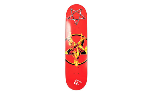 Palace Pentagram Skateboard Deck Red 7.75"