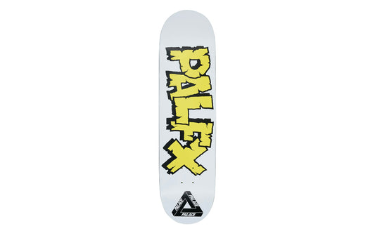 Palace Nein FX Skateboard Deck SS21  White 8.375"