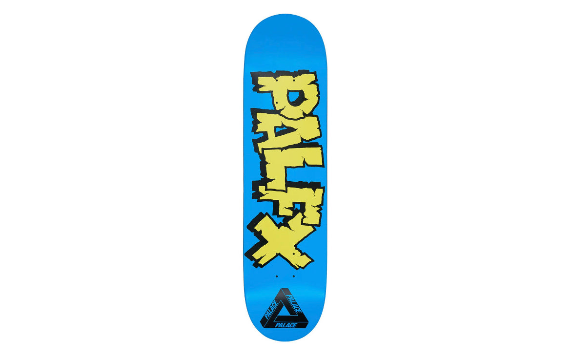 Palace Nein FX Skateboard Deck SS21  Blue 8"