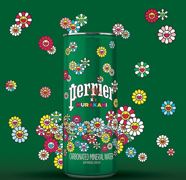 Perrier x Takashi Murakami Slim Can Limited  KaiKai Kiki Edition