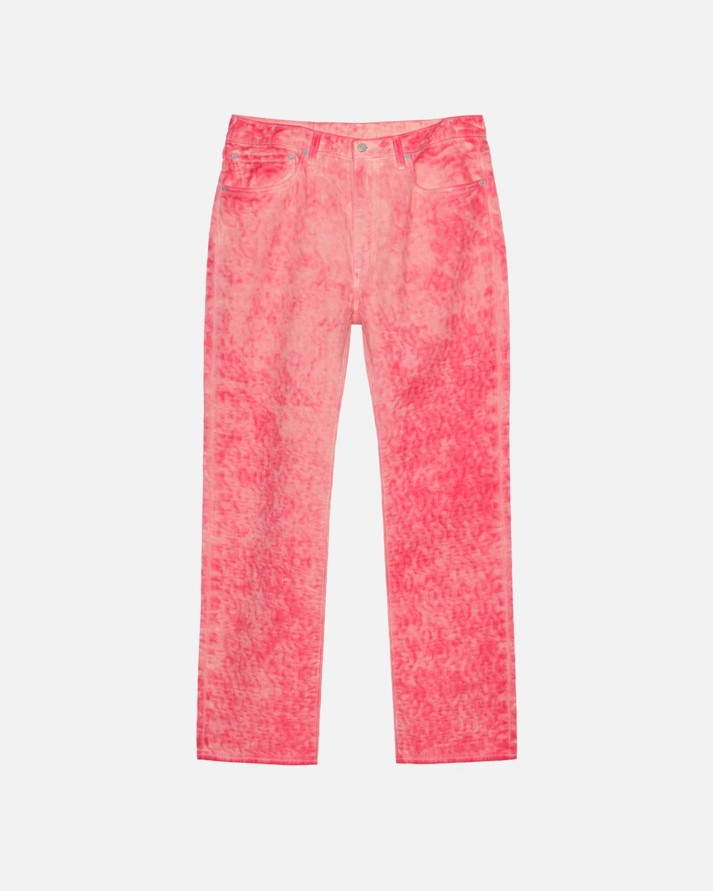 Stüssy x Levi's Dyed Jaquard Jeans Pink