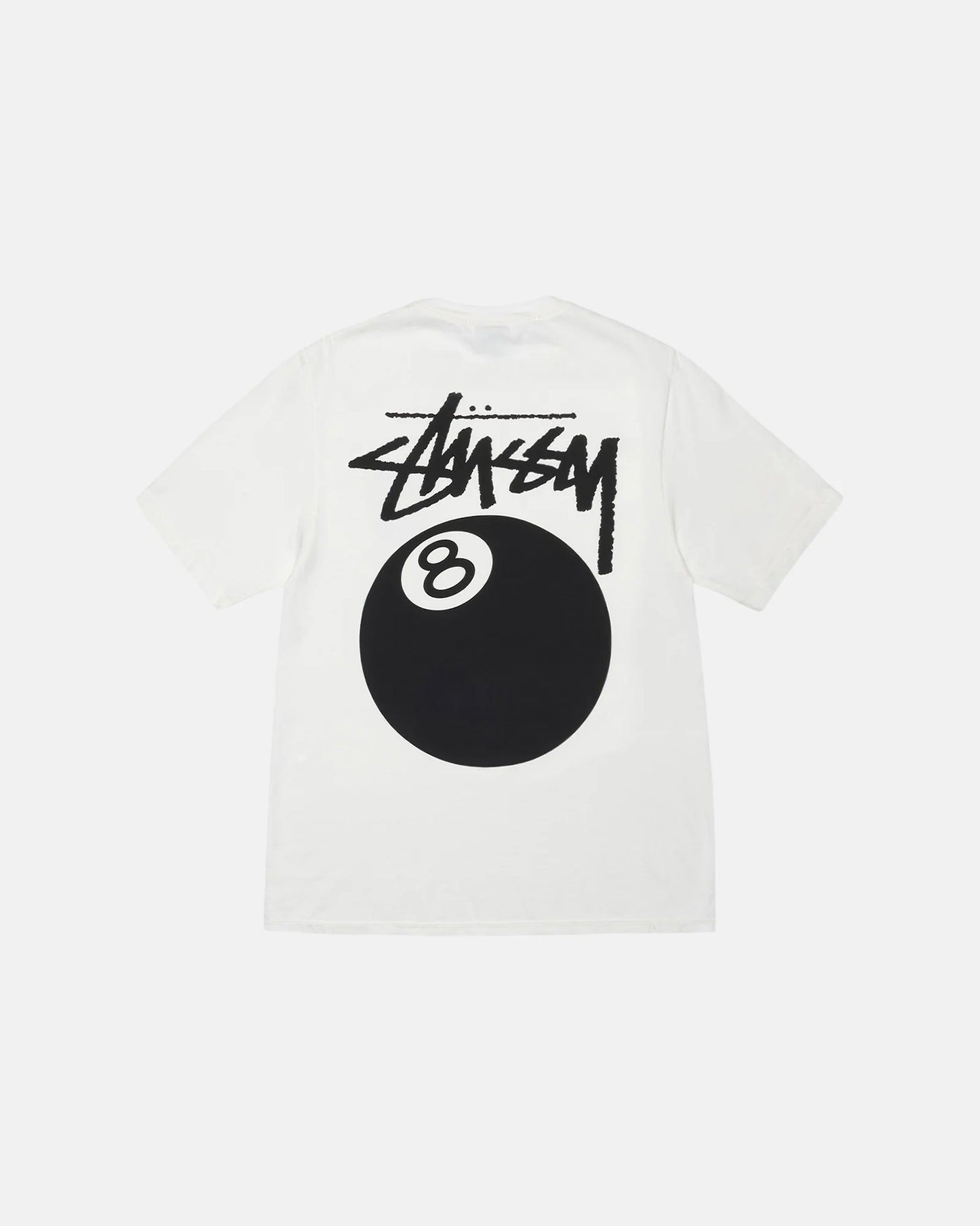 Stüssy 8 Ball Tee Shirt Pigment Dyed White