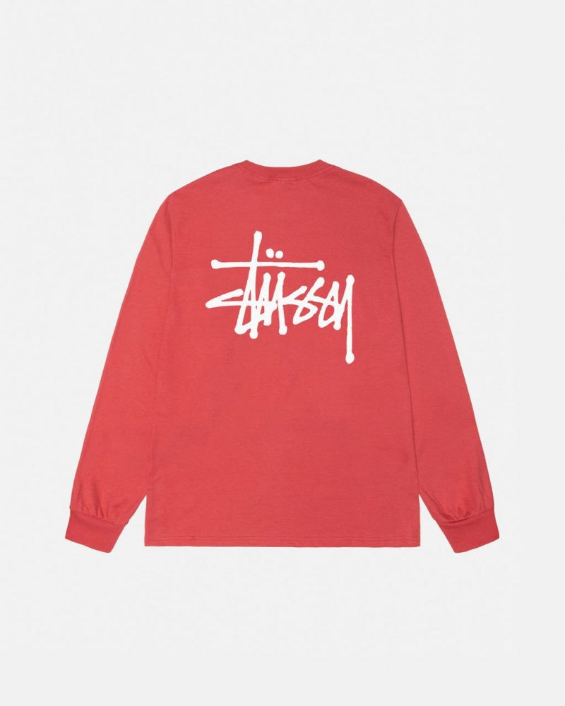 Stüssy Basic Long Sleeve Tee Shirt Pepper