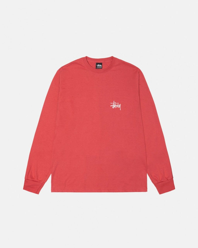 Stüssy Basic Long Sleeve Tee Shirt Pepper