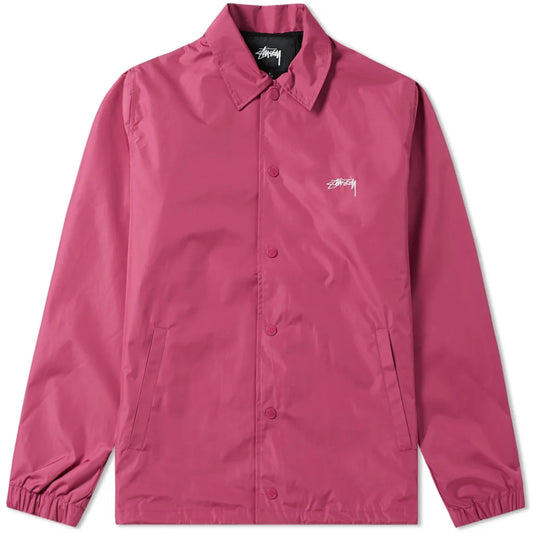 Stüssy Cruize Coaches Jacket Berry