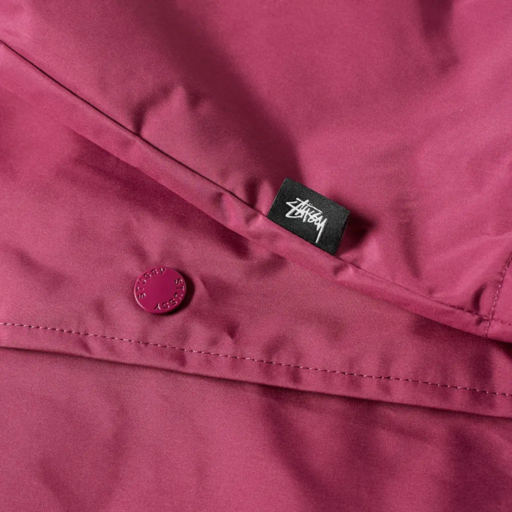 Stüssy Cruize Coaches Jacket Berry