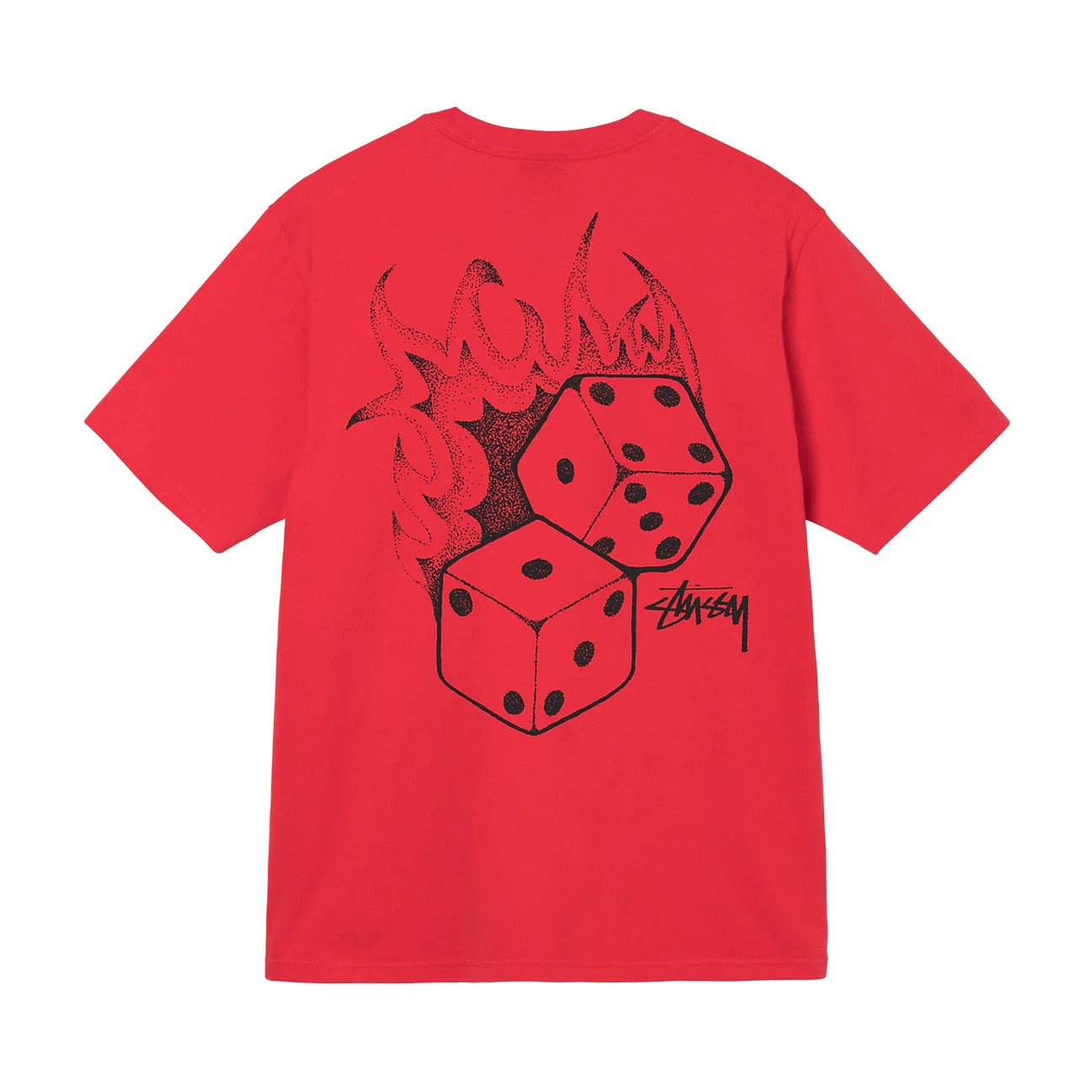 Stüssy Fire Dice tee Shirt Red