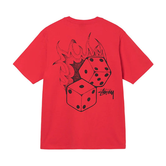 Stüssy Fire Dice tee Shirt Red