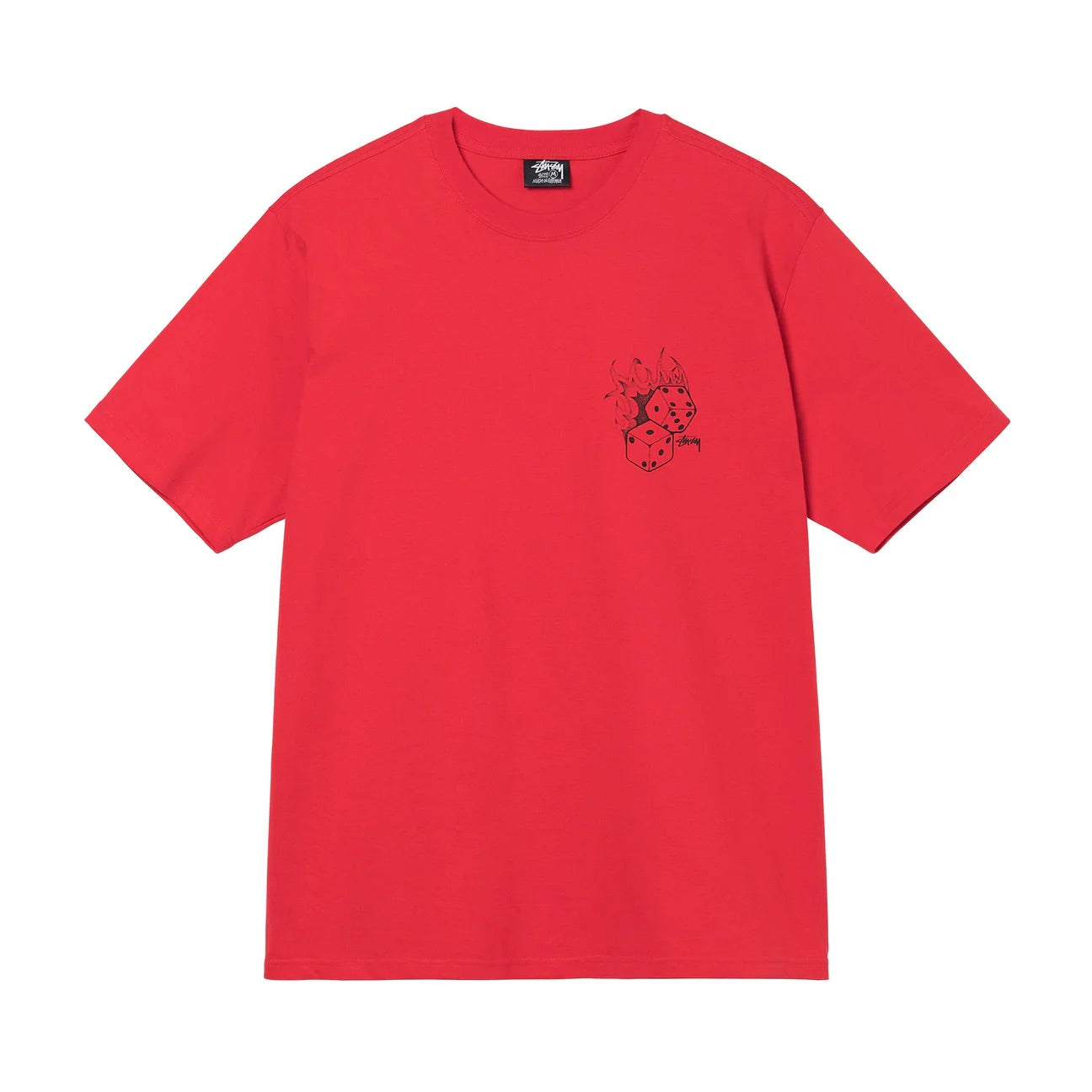 Stüssy Fire Dice tee Shirt Red