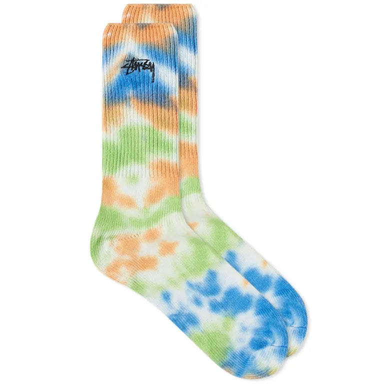 Stüssy x Leary Marl Tie Dye Socks