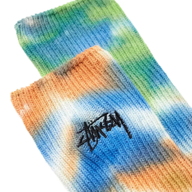 Stüssy x Leary Marl Tie Dye Socks