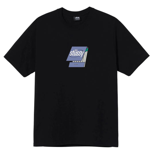 Stussy Matchbook Tee Black - 1904660