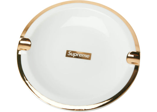 Supreme Gold Trim Creamic Ashtray