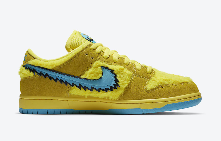 Nike SB Dunk Low Pro QS Grateful Dead Dancing Bears Opti Yellow - CJ5378 700