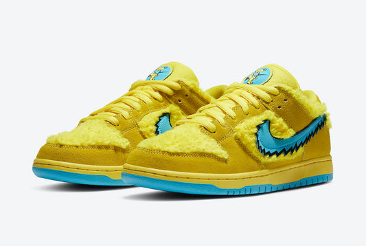 Nike SB Dunk Low Pro QS Grateful Dead Dancing Bears Opti Yellow - CJ5378 700