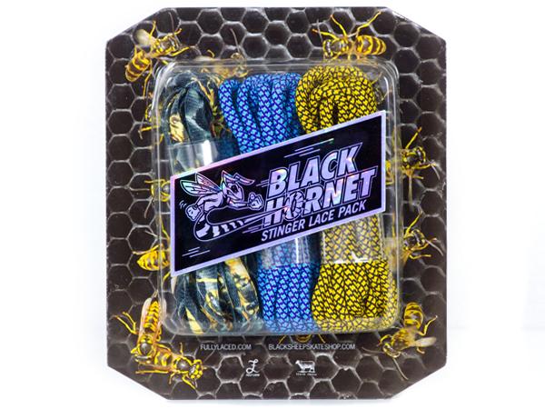 Fully Laced x Black Sheep Skate Shop Nike SB Black Hornet Special Laces 3 Pack